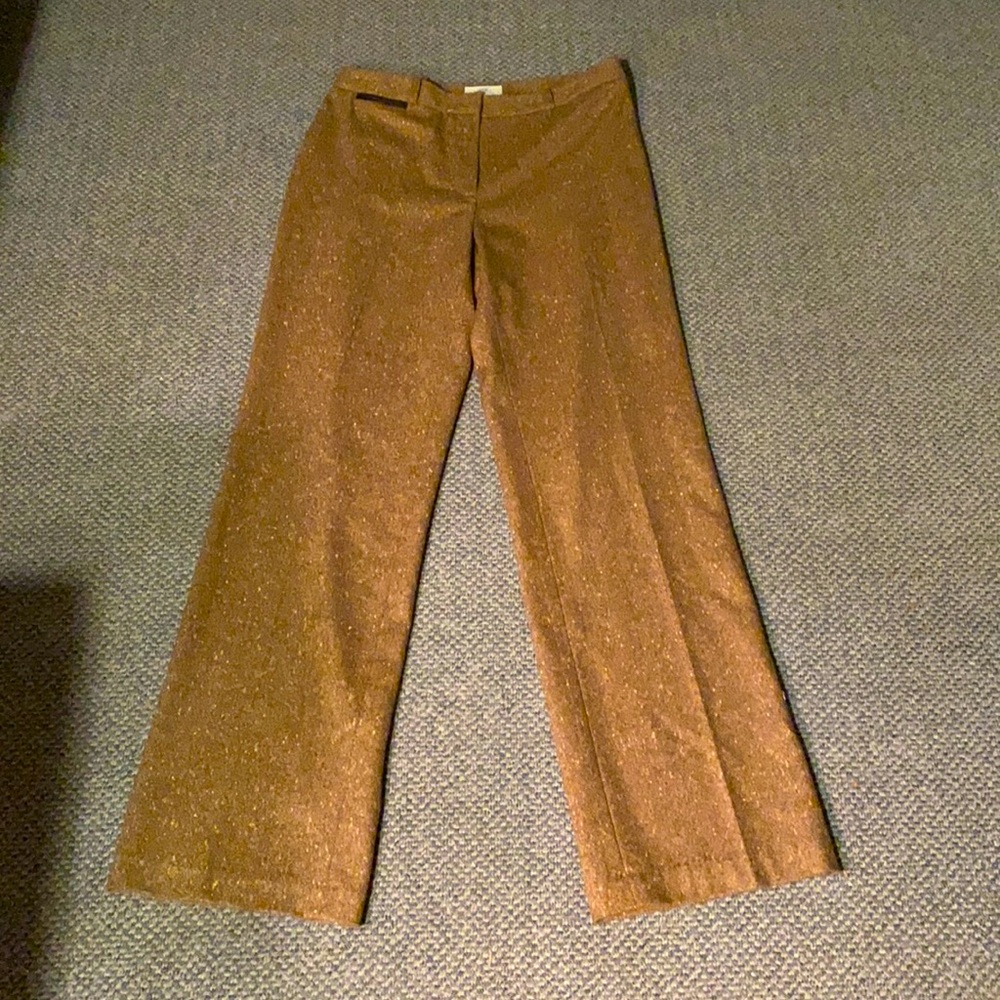 Lined Light Brown Career Pants